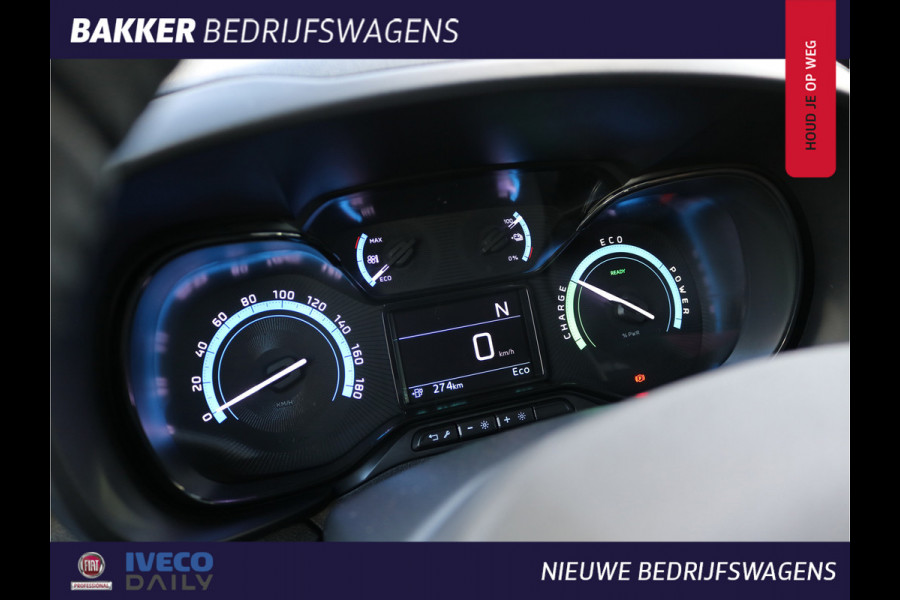 Fiat E-Doblò 136 L1 50 kWh 100% Elektrisch | Airco | Camera | Parkeersensoren (1/2 grijs)