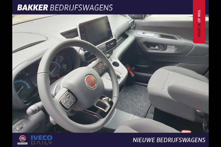 Fiat E-Doblò 136 L1 50 kWh 100% Elektrisch | Airco | Camera | Parkeersensoren (1/2 grijs)