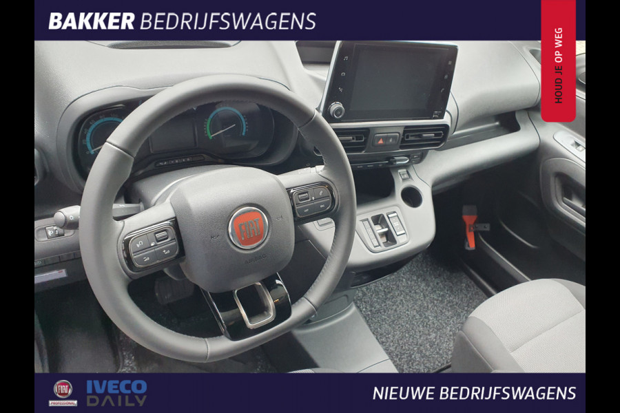 Fiat E-Doblò 136 L1 50 kWh 100% Elektrisch | Airco | Camera | Parkeersensoren (1/2 grijs)