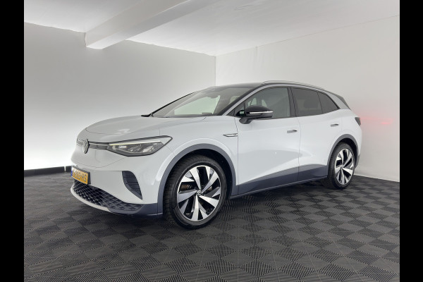 Volkswagen ID.4 First 77 kWh [ 3-Fase ] (INCL-BTW) *HEAT-PUMP | LEATHER-MICROFIBRE | FULL-LED | HEATED-COMFORTSEATS | DIGI-COCKPIT | AMBIENT-LIGHT | NAVI-FULLMAP | ECC | PDC | TOWBAR | PRIVACY-GLASS | CRUISE | CAMERA | CARPLAY | 20