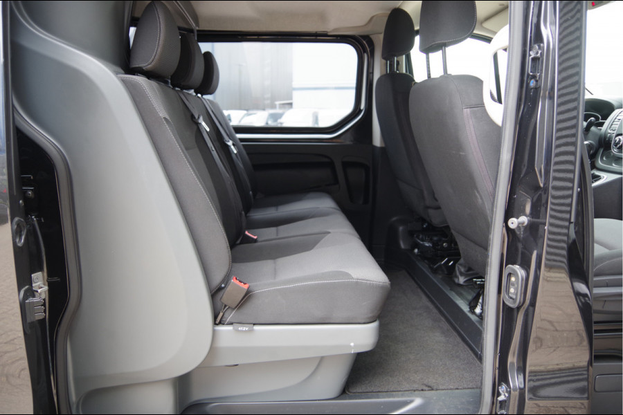 Renault Trafic 2.0 dCi LUXE 145PK AUT. DC-5P, LED, TREKHAAK, CAMERA, CLIMA, NAVI, CRUISE, LM WIELEN, SIDEBARS, NL AUTO, NAP, DUBBELE CABINE