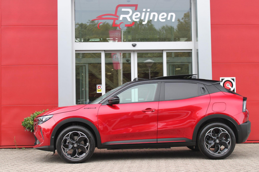 Alfa Romeo junior 1.2 Turbo 136PK IBRIDA SPECIALE | NIEUWE AUTO! | PANORAMISCH SCHUIF/KANTEL DAK | SPORT PACK: SABELT SPORT STOELEN/ALCANTARA STUURWIEL | TECHNO PACK: LED MATRIX KOPLAMPEN/DRAADLOZE TELEFOONLADER/ACHTERUITRIJ CAMERA | VERWARMBARE VOORRUIT | 18" LICHTMETALEN VELGEN "PETALI" | DRAADLOZE APPLE CARPLAY/ANDROID AUTO | BRERA RED MET ZWART DAK | NAVIGATIE | STOEL VERWARMING | DODEHOEK DETECTIE | ELEKTRISCH BEDIENBARE ACHTERKLEP | KEYLESS ENTRY/START | ADAPTIVE CRUISE CONTROL |