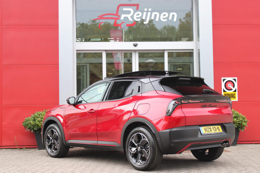 Alfa Romeo junior 1.2 Turbo 136PK IBRIDA SPECIALE | NIEUWE AUTO! | PANORAMISCH SCHUIF/KANTEL DAK | SPORT PACK: SABELT SPORT STOELEN/ALCANTARA STUURWIEL | TECHNO PACK: LED MATRIX KOPLAMPEN/DRAADLOZE TELEFOONLADER/ACHTERUITRIJ CAMERA | VERWARMBARE VOORRUIT | 18" LICHTMETALEN VELGEN "PETALI" | DRAADLOZE APPLE CARPLAY/ANDROID AUTO | BRERA RED MET ZWART DAK | NAVIGATIE | STOEL VERWARMING | DODEHOEK DETECTIE | ELEKTRISCH BEDIENBARE ACHTERKLEP | KEYLESS ENTRY/START | ADAPTIVE CRUISE CONTROL |