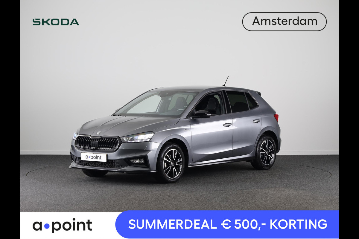 Škoda Fabia 1.0 TSI Monte Carlo 95 pk | Verlengde garantie | Navigatie via App | Parkeersensoren | Achteruitrijcamera | LED koplampen | Stoelverwarming | Škoda Fabia 1.0 TSI Monte Carlo 95 pk | Verlengde garantie | Navigatie via App | Parkeersensoren | Achteruitrijcamera | LED koplampen | Stoelverwarming |