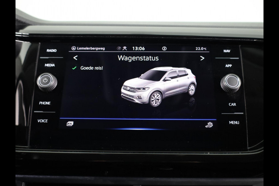 Volkswagen T-Cross 1.0 TSI Style 110 pk Automaat (DSG) | Verlengde garantie | Navigatie | Parkeersensoren | Achteruitrijcamera | Adaptieve cruise control | Stoelverwarming |