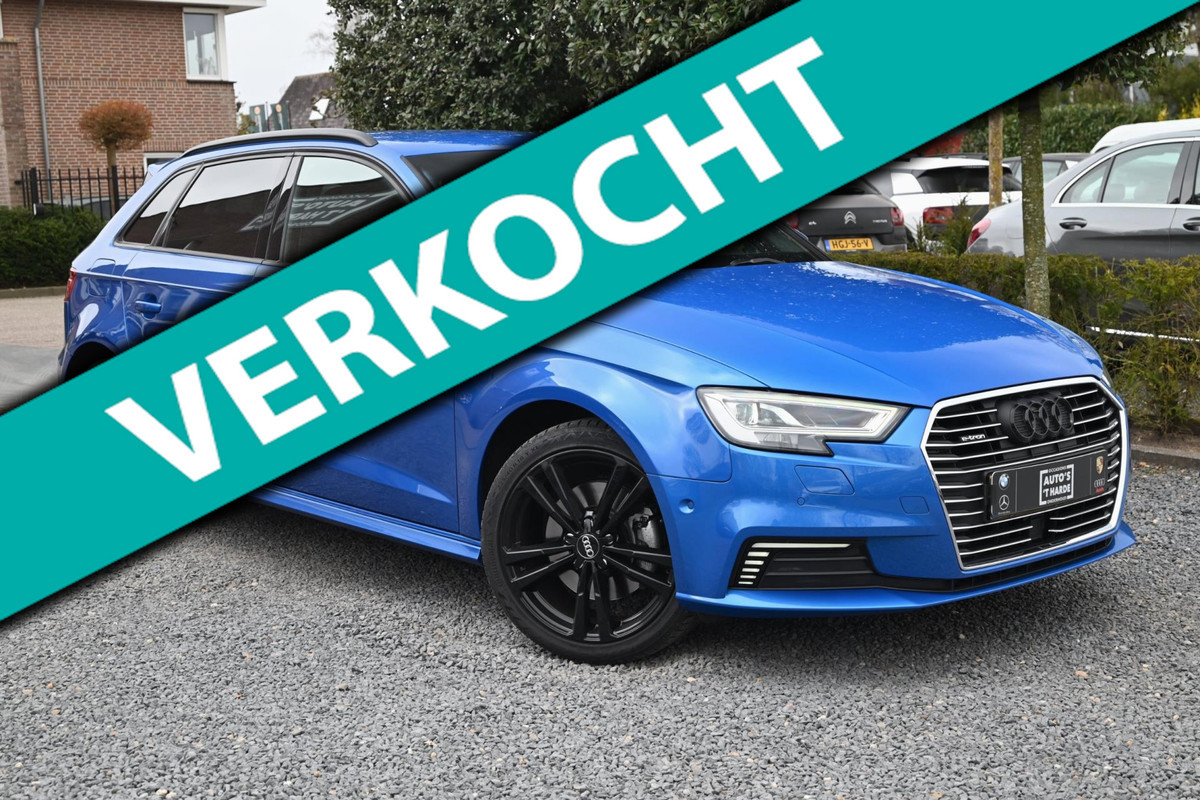Audi A3 Sportback 40 e-tron 204 PK S-Line Adaptive Virtual Camera Matrix App-Connect 18''