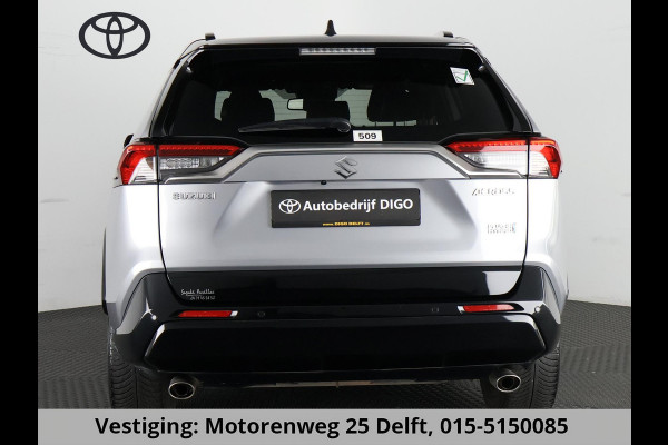 Toyota RAV4 2.5 PLUG-IN AWD STYLE SUZUKI ACROSS 1e EIG. GARANTIE 3-2033.*BI-TONE BODY PACK.HALF LEDER.STOELVERWARMING. CARPLAY. CAMERA.