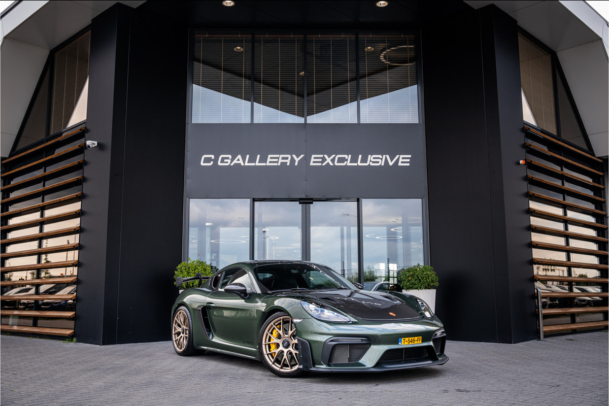 Porsche 718 GT4 RS - Origineel NL | 3 jaar Porsche Approved | Volledig XPEL | Weissach | Oakgreenmetallic | Keramisch | Carbon | Sport Chrono +