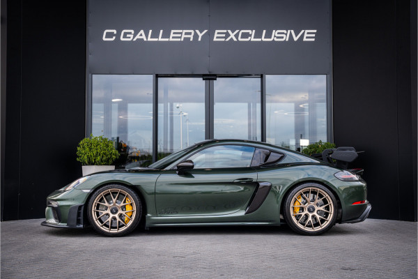Porsche 718 GT4 RS - Origineel NL | 3 jaar Porsche Approved | Volledig XPEL | Weissach | Oakgreenmetallic | Keramisch | Carbon | Sport Chrono +