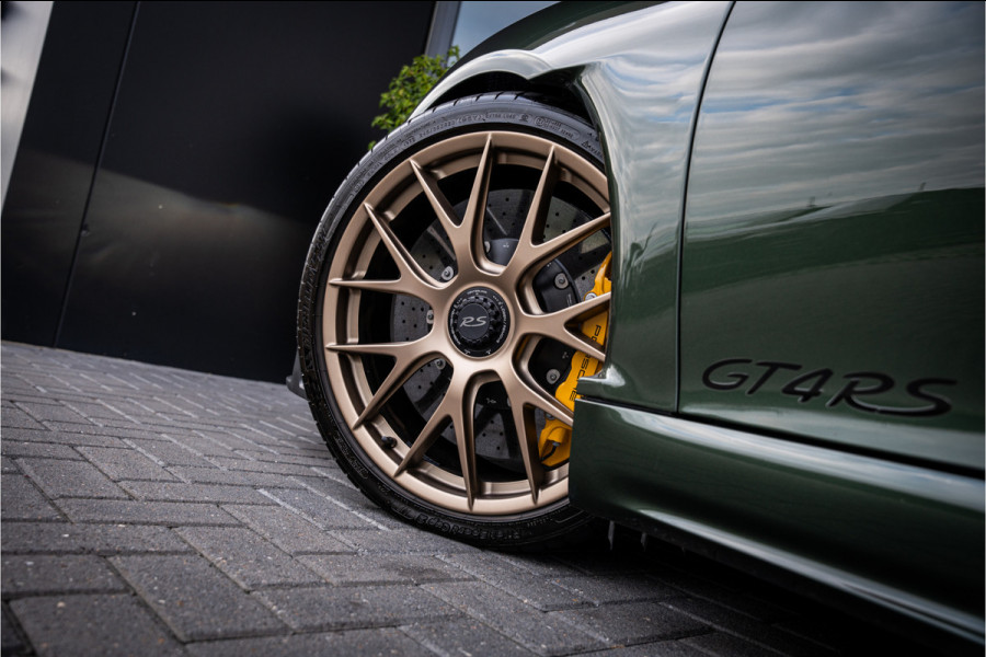 Porsche 718 GT4 RS - Origineel NL | 3 jaar Porsche Approved | Volledig XPEL | Weissach | Oakgreenmetallic | Keramisch | Carbon | Sport Chrono +