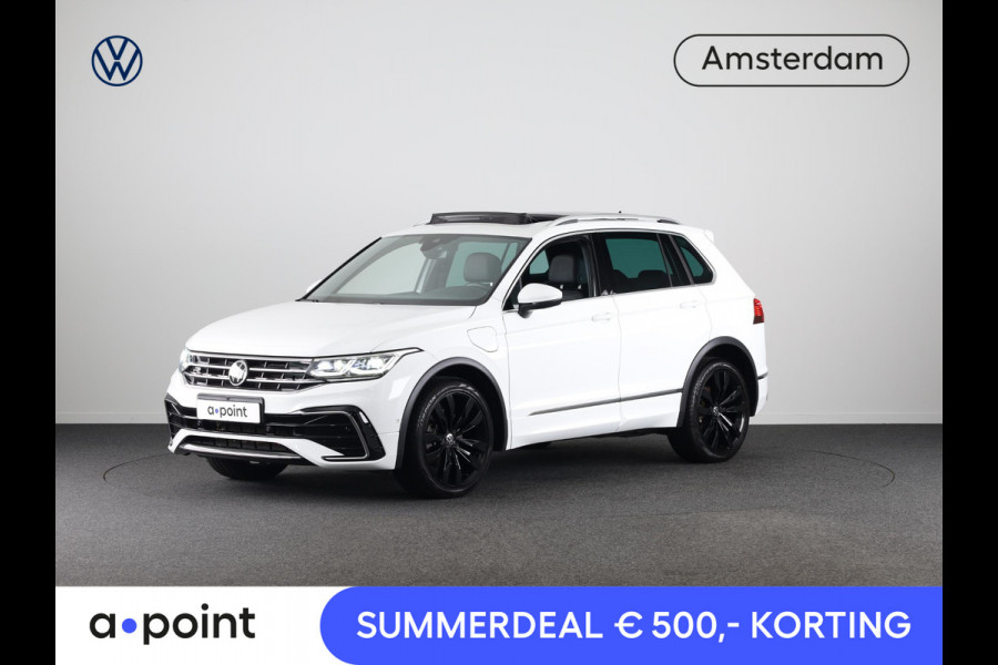 Volkswagen Tiguan 1.4 TSI eHybrid R-Line Business+ 245 pk Automaat (DSG) | Navigatie | Panoramadak | Parkeersensoren (Park assist) | Rondomzicht camera | Lederen bekleding | Elektr. voorstoelen met memory | R-Line |