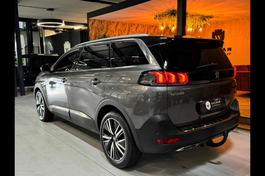 Peugeot 5008 1.2 PureTech GT-Line 7p. Garantie Trekhaak 360 Camera StoelVW Blindspot Elek Achterklep ACC Clima Navi Led Rijklaar