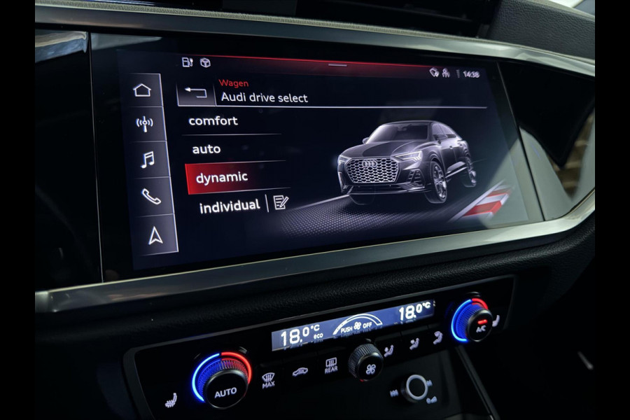 Audi Q3 Sportback 45 TFSI e Black Edition S-Line Pano B&O 360° Memory Leer