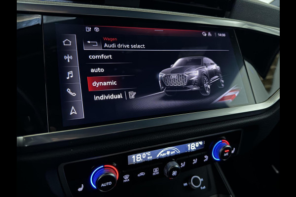 Audi Q3 Sportback 45 TFSI e Black Edition S-Line Pano B&O 360° Memory Leer