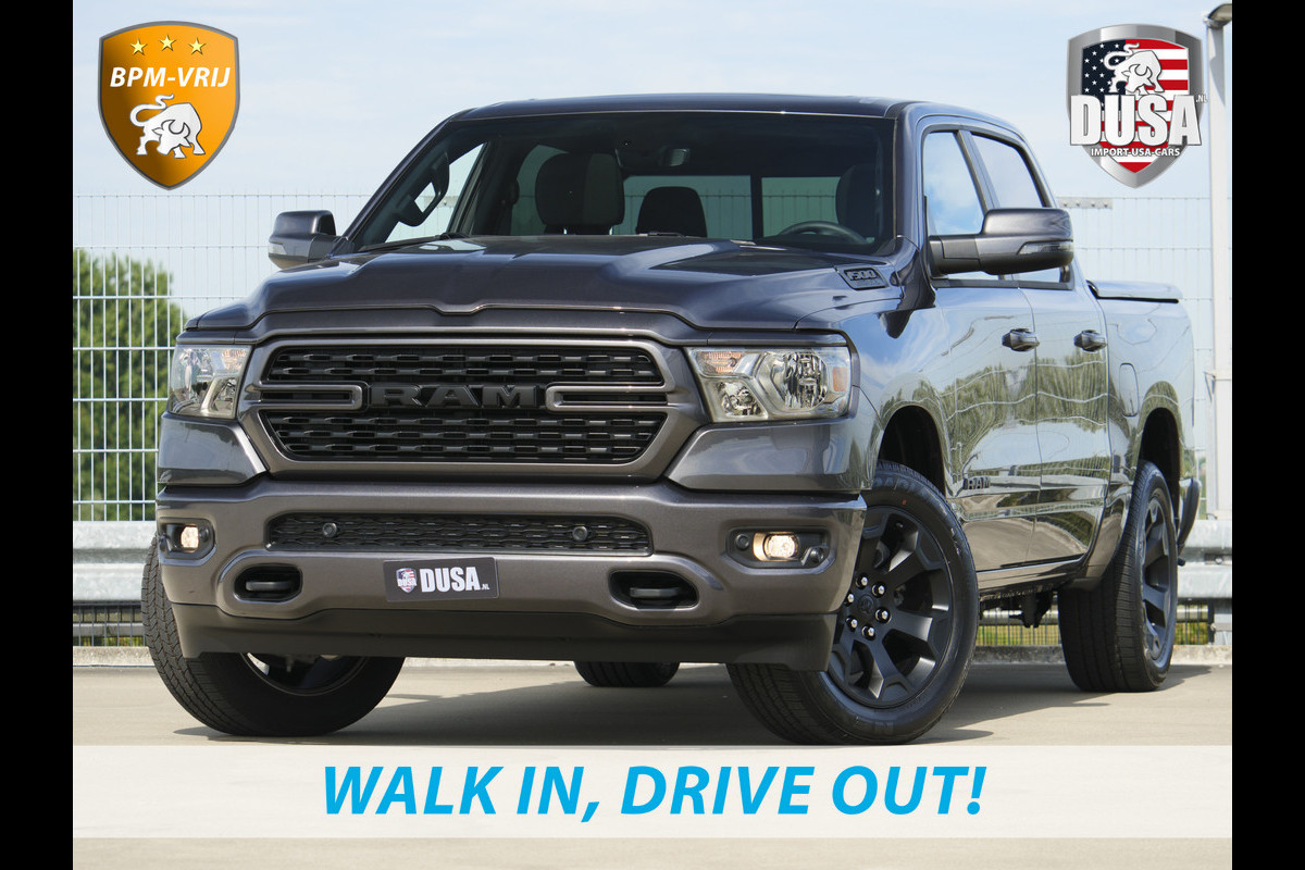 Dodge Ram | 1500 | Bighorn | Night | Final V8 Edition | 4x4 | Crew Cab | Panorama dak | Night edition | INCL BPM-VOORDEEL Getoonde accessoires zijn verkrijgbaar tegen meerprijs
