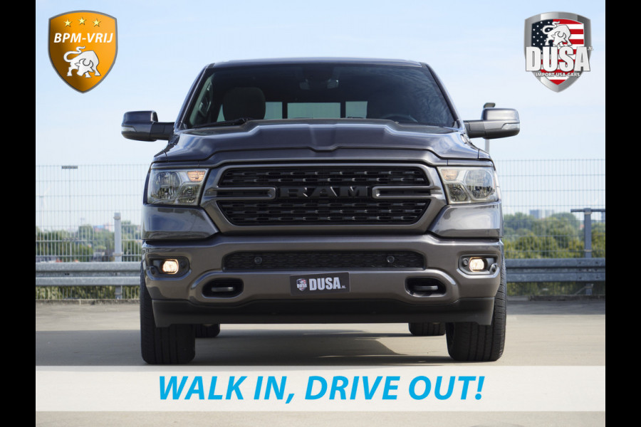 Dodge Ram | 1500 | Bighorn | Night | Final V8 Edition | 4x4 | Crew Cab | Panorama dak | Night edition | INCL BPM-VOORDEEL Getoonde accessoires zijn verkrijgbaar tegen meerprijs