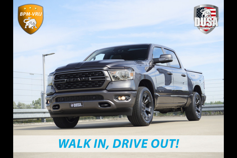 Dodge Ram | 1500 | Bighorn | Night | Final V8 Edition | 4x4 | Crew Cab | Panorama dak | Night edition | INCL BPM-VOORDEEL Getoonde accessoires zijn verkrijgbaar tegen meerprijs