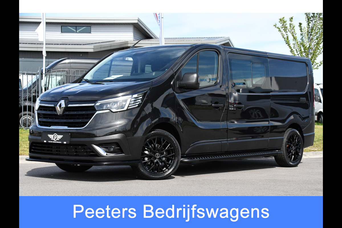 Renault Trafic 2.0 Blue dCi 170 L2H1 DC Black Edition Cruise, Carplay, 170pk, 2 x Schuifdeur, Multimedia, Automaat, Sensoren, Uniek! Renault Trafic 2.0 Blue dCi 170 L2H1 DC Black Edition Cruise, Carplay, 170pk, 2 x Schuifdeur, Multimedia, Automaat, Sensoren, Uniek!