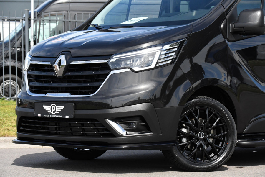 Renault Trafic 2.0 Blue dCi 170 L2H1 DC Black Edition Cruise, Carplay, 170pk, 2 x Schuifdeur, Multimedia, Automaat, Sensoren, Uniek!