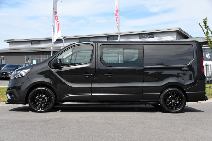 Renault Trafic 2.0 Blue dCi 170 L2H1 DC Black Edition Cruise, Carplay, 170pk, 2 x Schuifdeur, Multimedia, Automaat, Sensoren, Uniek!
