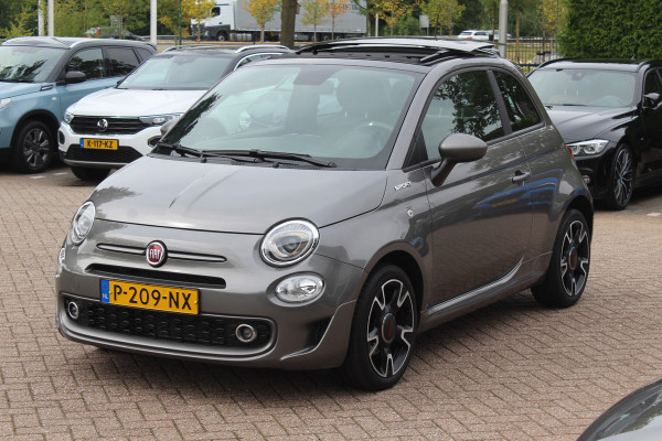 Fiat 500 1.0 Hybrid Sport / Panoramadak / Navigatie / Parkeerhulp achter / 16'' / Half leder / Xenon / Cruise Control