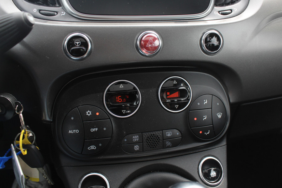 Fiat 500 1.0 Hybrid Sport / Panoramadak / Navigatie / Parkeerhulp achter / 16'' / Half leder / Xenon / Cruise Control