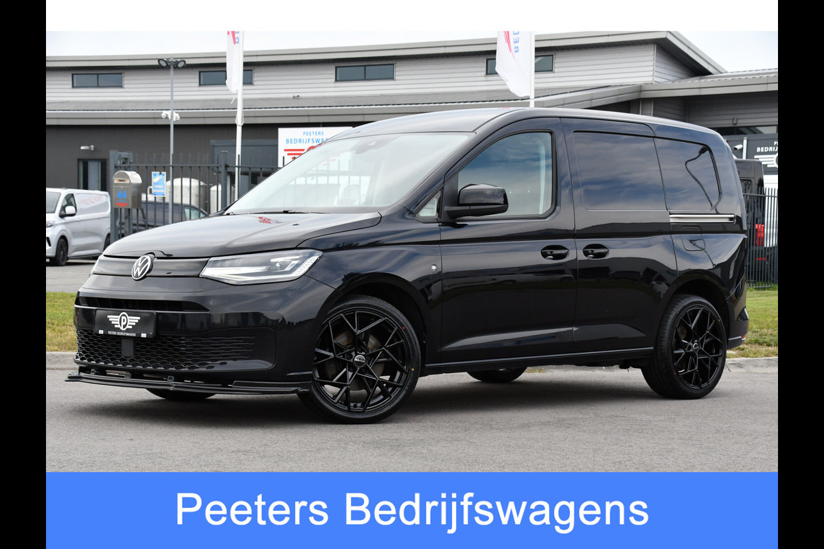 Volkswagen Caddy Cargo 2.0 TDI Exclusive Black Edition Adaptieve Cruise, Carplay, 2 x Schuifdeur, LED, Trekhaak, Leder, 122PK, Automaat, Uniek! Volkswagen Caddy Cargo 2.0 TDI Exclusive Black Edition Adaptieve Cruise, Carplay, 2 x Schuifdeur, LED, Trekhaak, Leder, 122PK, Automaat, Uniek!