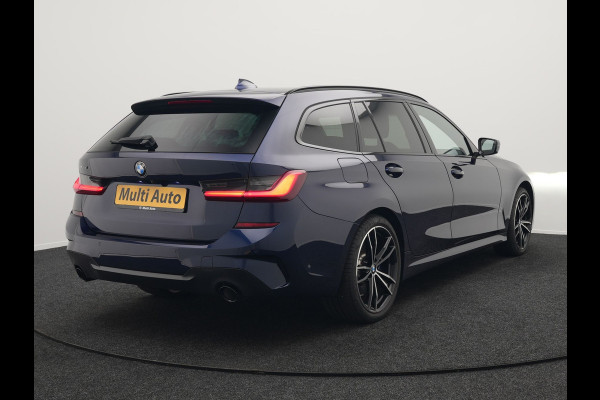 BMW 3 Serie Touring 330e M Sport Plug in Hybrid 293pk Dealer O.H PHEV | Trekhaak Af Fabriek | Laser LED | Head Up | Adaptive Cruise | Apple Carplay | Keyless | Lederen Sportstoelen Verwarmd | Camera | Virtual | Navigatie | DAB | 19"L.M |