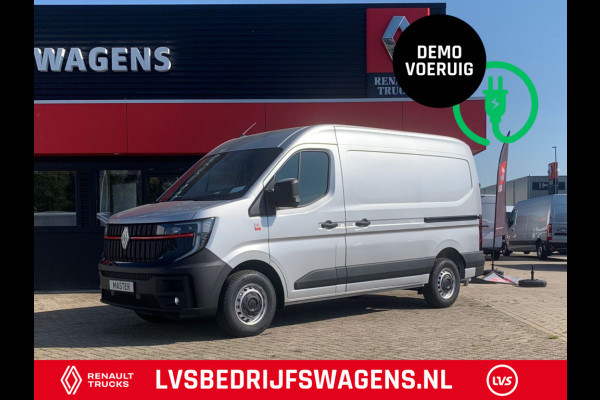 Renault Master E-Tech 87 kWh, 130 kW snelladen, L2H2 Demonstratieauto, Laadruimte betimmering, Side-bars, Camera, Trekhaak, Apple carplay