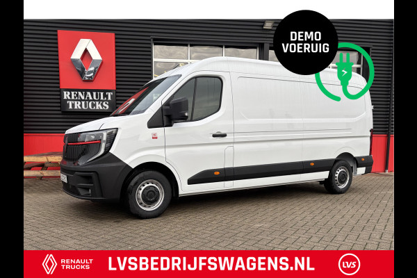 Renault Master E-Tech 87 kWh, 130 kW snelladen, L3H2 Demonstratieauto, Laadruimte betimmering, Side-bars, Camera, Trekhaak, Apple carplay