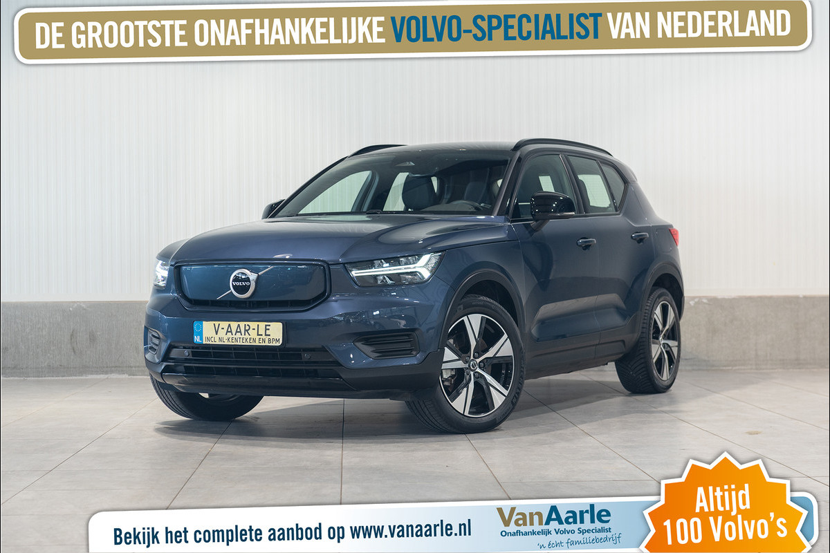 Volvo XC40 Recharge Aut. Schuifdak Parkeercamera 231pk Volvo XC40 Recharge Aut. Schuifdak Parkeercamera 231pk