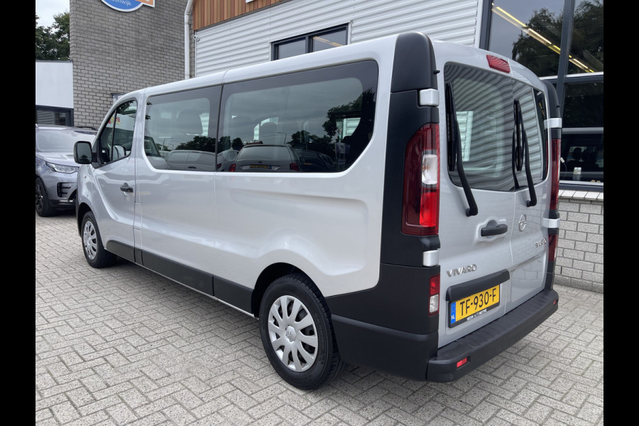 Opel Vivaro Combi 1.6 CDTI 125pk L2H1 BiTurbo ecoFLEX / 9 persoons / vaste prijs rijklaar € 21.950 incl btw bpm / euro 6 diesel / isofix / airco / cruise / navigatie / zilver metallic