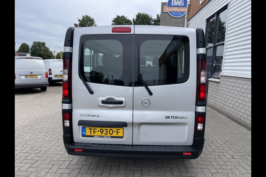 Opel Vivaro Combi 1.6 CDTI 125pk L2H1 BiTurbo ecoFLEX / 9 persoons / vaste prijs rijklaar € 21.950 incl btw bpm / euro 6 diesel / isofix / airco / cruise / navigatie / zilver metallic