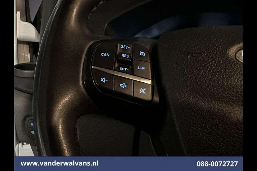 Ford Transit Custom 2.0 TDCI 131pk L2H1 Euro6 Airco | Apple Carplay | LED | Cruisecontrol | Stoelverwarming Verwarmde voorruit, Parkeersensoren, Bijrijdersbank, 2800kg trekvermogen