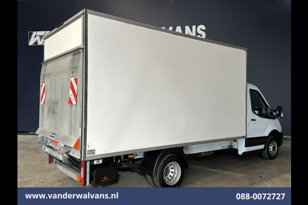 Ford Transit 2.0 TDCI 170pk Dubbel Lucht Bakwagen Laadklep 1169kg Laadvermogen Euro6 Airco | Cruisecontrol | Bijrijdersbank, Verwarmde voorruit