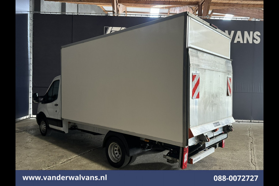 Ford Transit 2.0 TDCI 170pk Dubbel Lucht Bakwagen Laadklep 1169kg Laadvermogen Euro6 Airco | Cruisecontrol | Bijrijdersbank, Verwarmde voorruit