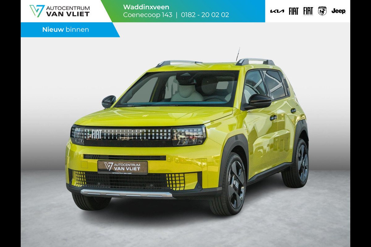 Fiat Grande Panda La Prima 11 kW 44 kWh | Uit voorraad leverbaar | Clima | Cruise | Camera | Apple Carplay | 17" | Navi | Winter Pack