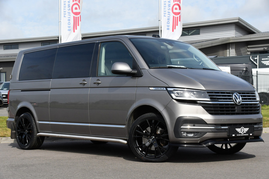 Volkswagen Transporter 2.0 TDI L2H1 32 DC Caravelle Full Options! Virtual, Adaptieve Cruise, Camera, Carplay, LED, Automaat, 2 x Schuifdeur, Clima, Uniek! Bulli, Highline