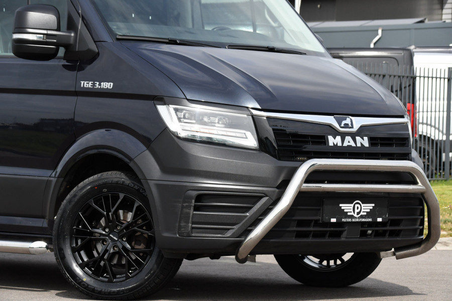 MAN TGE 3.180 35 2.0 L4H3 PB Edition Camera, Cruise, Carplay, 177pk, Sensoren, Automaat, LED, Clima, Uniek!
