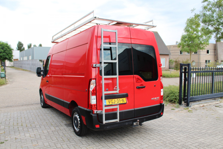 Opel Movano 33 2.3 CDTi 135PK E6 L2H2 ✓ 3-zits ✓ imperiaal met ladder ✓ airco
