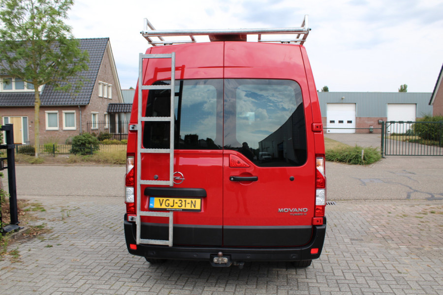 Opel Movano 33 2.3 CDTi 135PK E6 L2H2 ✓ 3-zits ✓ imperiaal met ladder ✓ airco