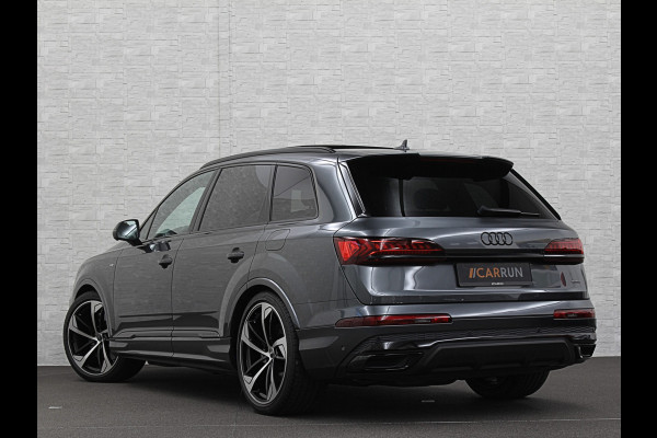 Audi Q7 TFSI e 381PK S-Line | 360 Camera | RS-Leder | Laser-LED | BTW | ACC | Head-Up | Panorama | Keyless-Entry | Luchtvering | Memory | Lane & Side assist | Sportstoelen | Black optic | Bovag Garantie.
