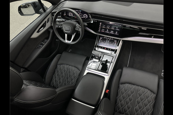 Audi Q7 TFSI e 381PK S-Line | 360 Camera | RS-Leder | Laser-LED | BTW | ACC | Head-Up | Panorama | Keyless-Entry | Luchtvering | Memory | Lane & Side assist | Sportstoelen | Black optic | Bovag Garantie.