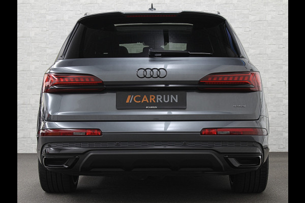 Audi Q7 TFSI e 381PK S-Line | 360 Camera | RS-Leder | Laser-LED | BTW | ACC | Head-Up | Panorama | Keyless-Entry | Luchtvering | Memory | Lane & Side assist | Sportstoelen | Black optic | Bovag Garantie.
