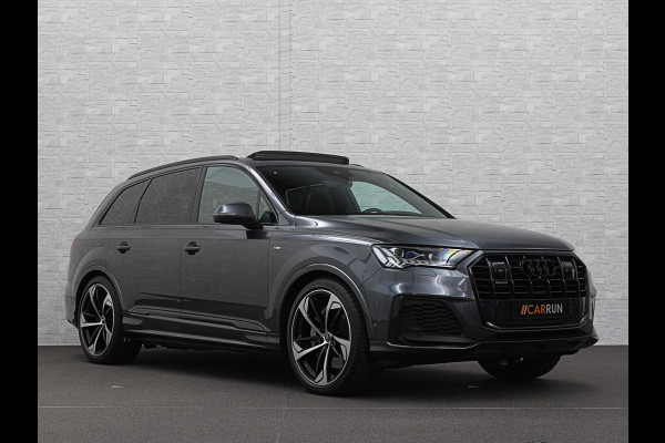 Audi Q7 TFSI e 381PK S-Line | 360 Camera | RS-Leder | Laser-LED | BTW | ACC | Head-Up | Panorama | Keyless-Entry | Luchtvering | Memory | Lane & Side assist | Sportstoelen | Black optic | Bovag Garantie.