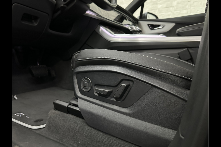 Audi Q7 TFSI e 381PK S-Line | 360 Camera | RS-Leder | Laser-LED | BTW | ACC | Head-Up | Panorama | Keyless-Entry | Luchtvering | Memory | Lane & Side assist | Sportstoelen | Black optic | Bovag Garantie.
