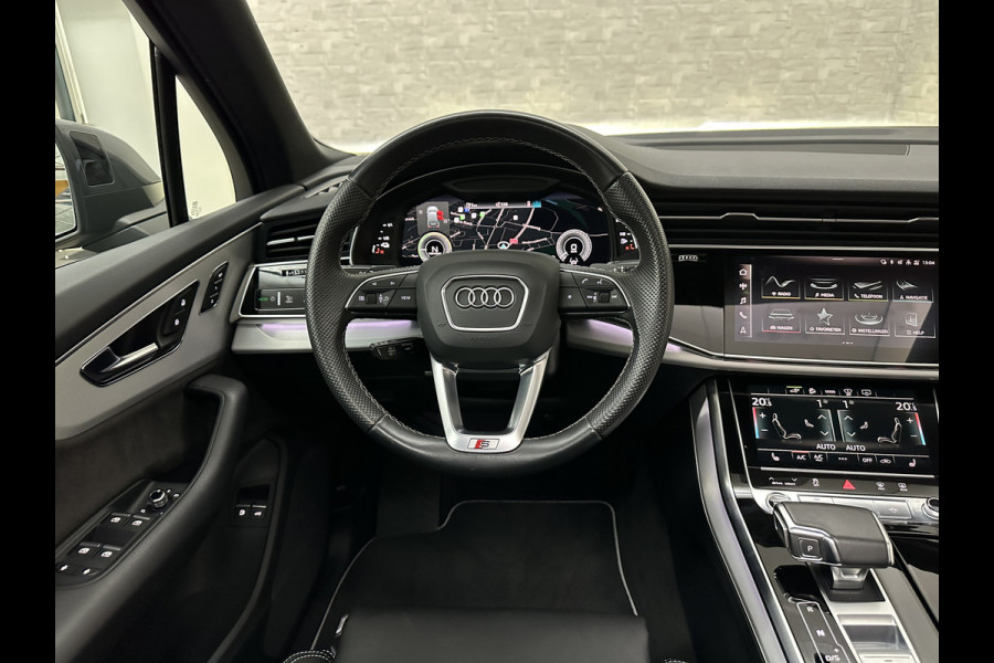 Audi Q7 TFSI e 381PK S-Line | 360 Camera | RS-Leder | Laser-LED | BTW | ACC | Head-Up | Panorama | Keyless-Entry | Luchtvering | Memory | Lane & Side assist | Sportstoelen | Black optic | Bovag Garantie.
