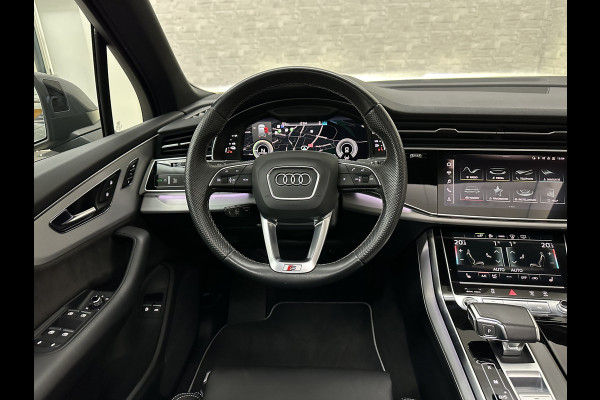 Audi Q7 TFSI e 381PK S-Line | 360 Camera | RS-Leder | Laser-LED | BTW | ACC | Head-Up | Panorama | Keyless-Entry | Luchtvering | Memory | Lane & Side assist | Sportstoelen | Black optic | Bovag Garantie.