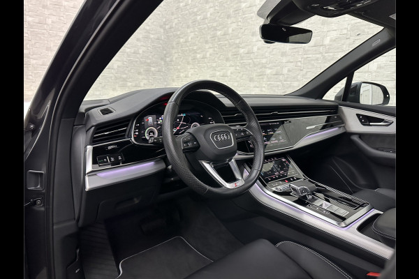 Audi Q7 TFSI e 381PK S-Line | 360 Camera | RS-Leder | Laser-LED | BTW | ACC | Head-Up | Panorama | Keyless-Entry | Luchtvering | Memory | Lane & Side assist | Sportstoelen | Black optic | Bovag Garantie.