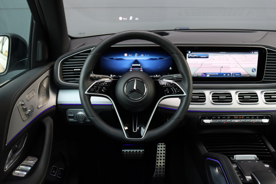 Mercedes-Benz GLE 400 e 4MATIC AMG Line Premium+ | Facelift | Luchtvering | Distronic+ | Burmester | Memory | Trekhaak | Surround Camera | Panoramadak | HUD | Nappa Leder | Verwarmd Stuurwiel |